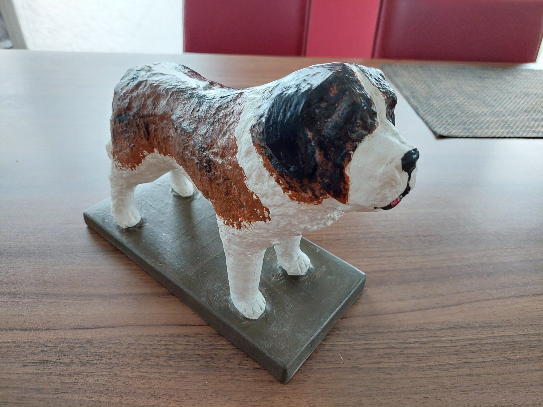 Statuette: Schöne grosse Bernhardiner-Figur aus Keramik – Usato da Subingen venduto da K7passt_immer 1