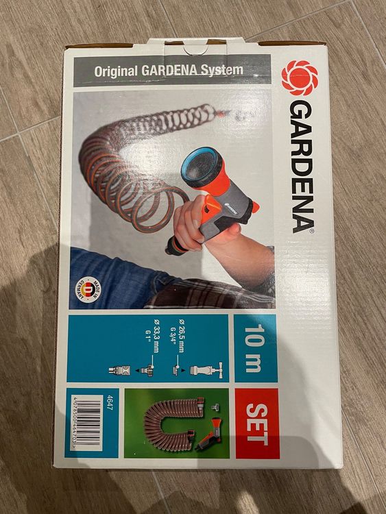 Gardena mit 10m SpiralschlauchSet KPL NEW Kaufen auf Ricardo