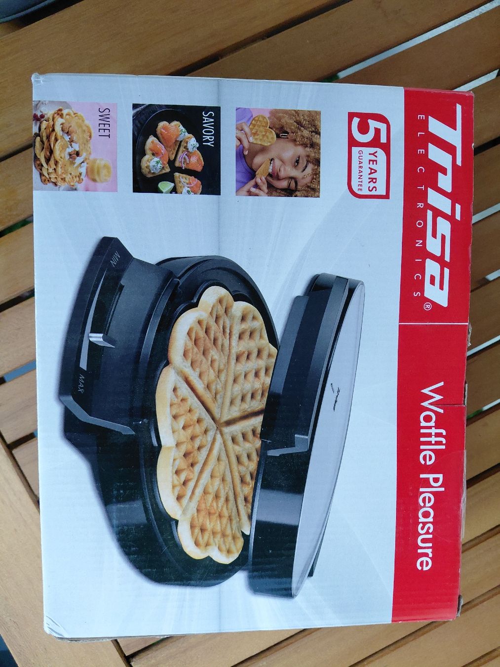 Trisa Elettrodomestici da cucina: Trisa Waffeleisen neu – Nuovo e nell'imballaggio originale da Windisch venduto da stiiine