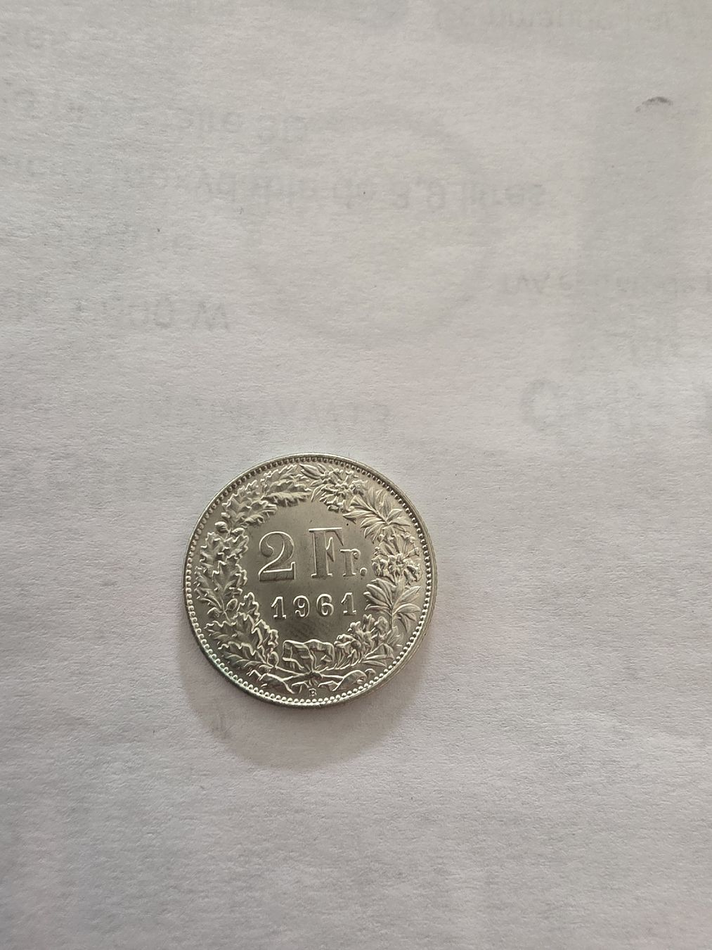 Tutti le monete: pièce argent 2chf 1961 – Nuovo (secondo la descrizione) da Fribourg venduto da yan_z5fr