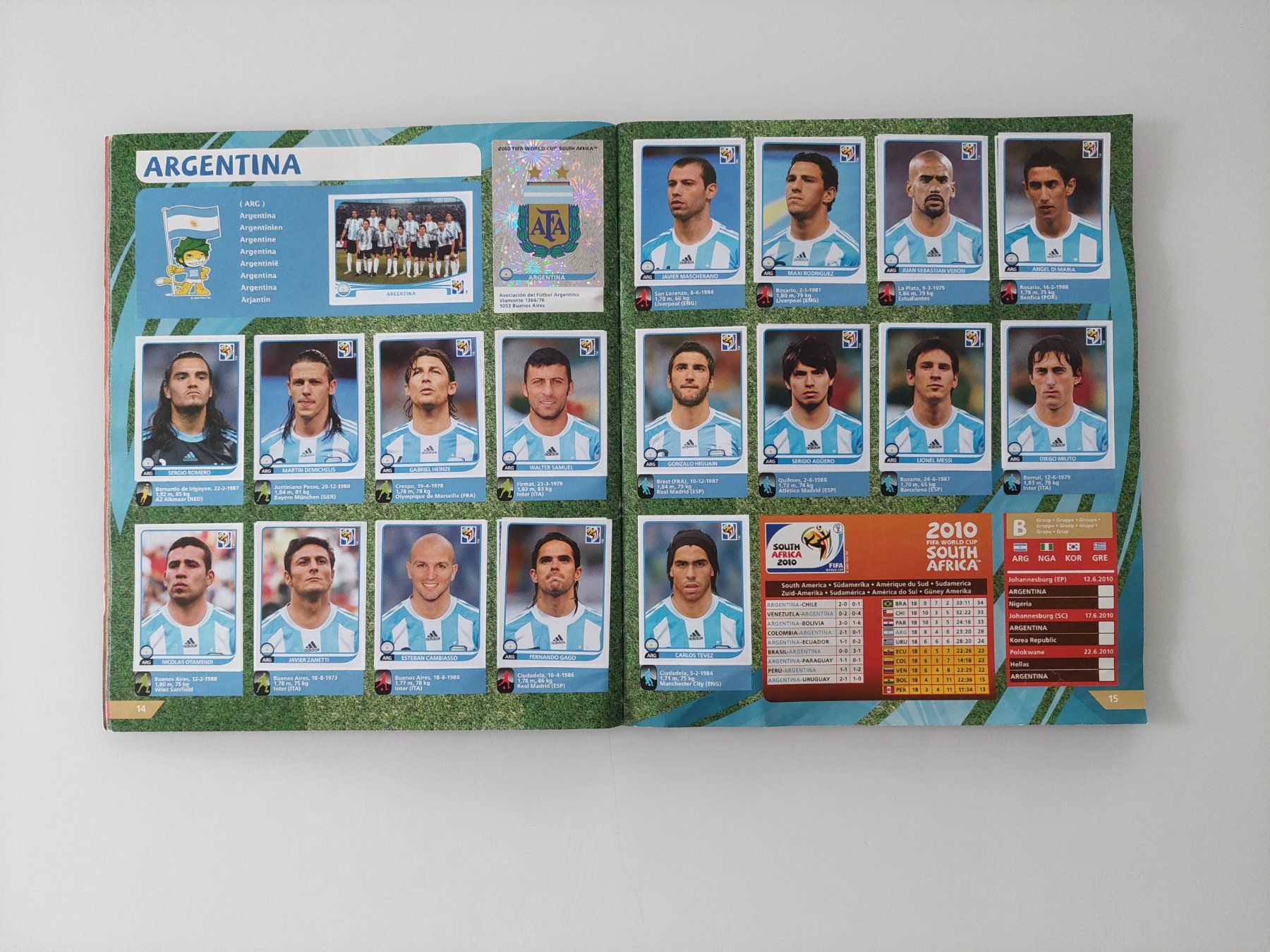 Panini Alben: Album Panini World Cup 2010 – Gebraucht aus Signy von oli_sn9g 5