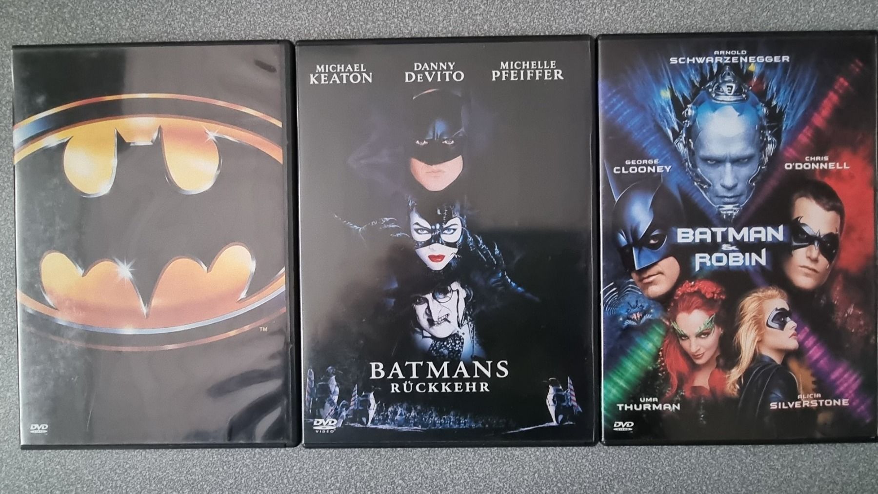 Alle DVDs: DVD Batman 1-3 - Schwarzenegger - Michael Keaton – Gebraucht aus Oetwil am See von fineli2