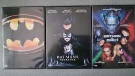DVD Batman 1-3 - Schwarzenegger - Michael Keaton