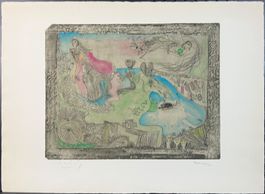 Alex Sadkowsky und Friedrich Kuhn. Fantasielandschadt, 1965.