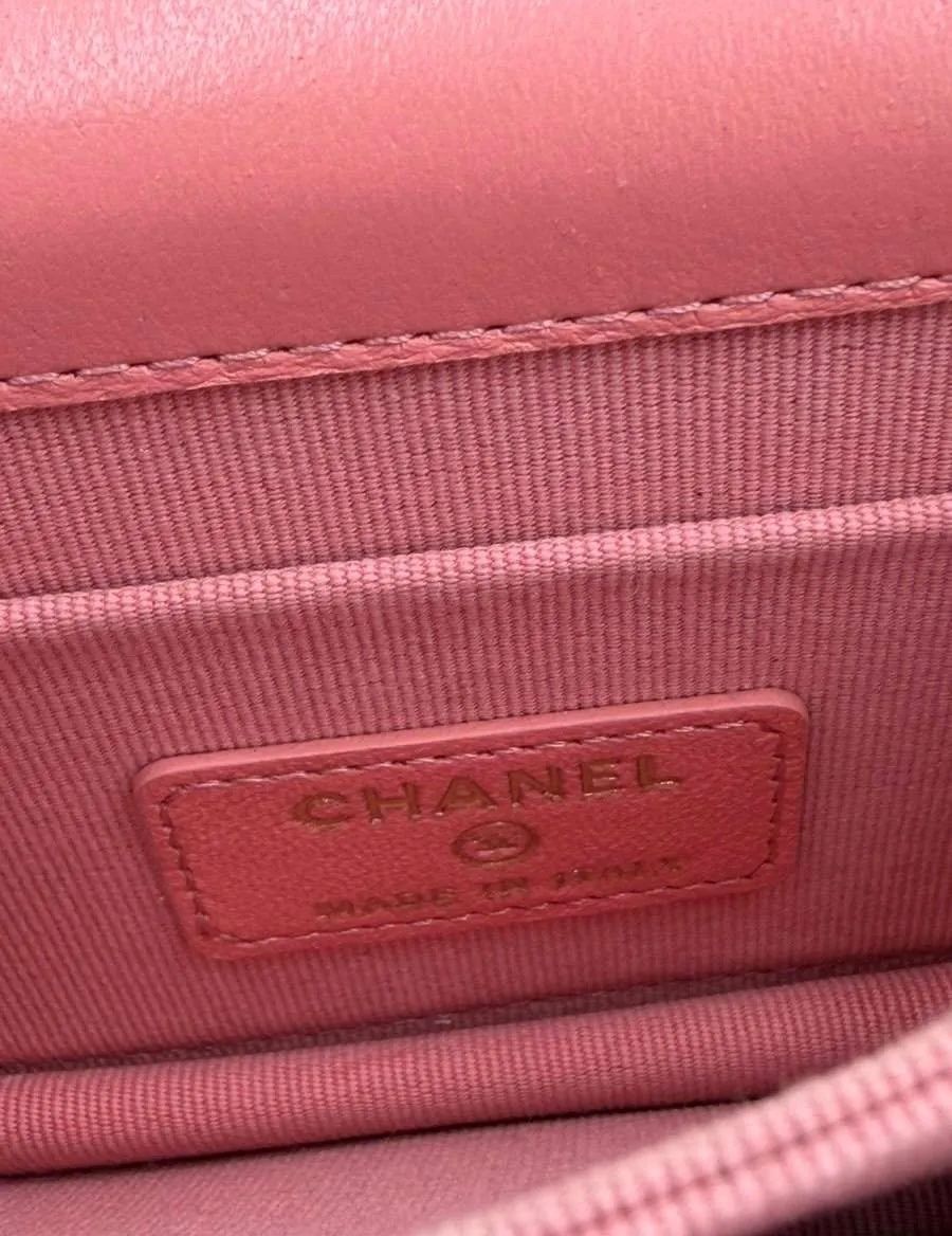 Chanel Borse da donna: Chanel Mini Top Handle Flap Bag, rosa – Usato da Triesen venduto da atos87 5
