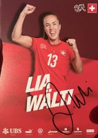 Lia Welti SUI Damenfussball Handsigniert Rar