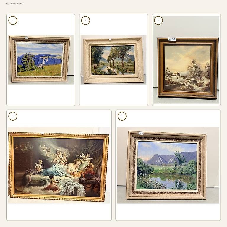 Gemälde: Collection de tableaux encadrés à vendre au plus offrant – Gebraucht aus St-Sulpice VD von uzu_nv8t 3