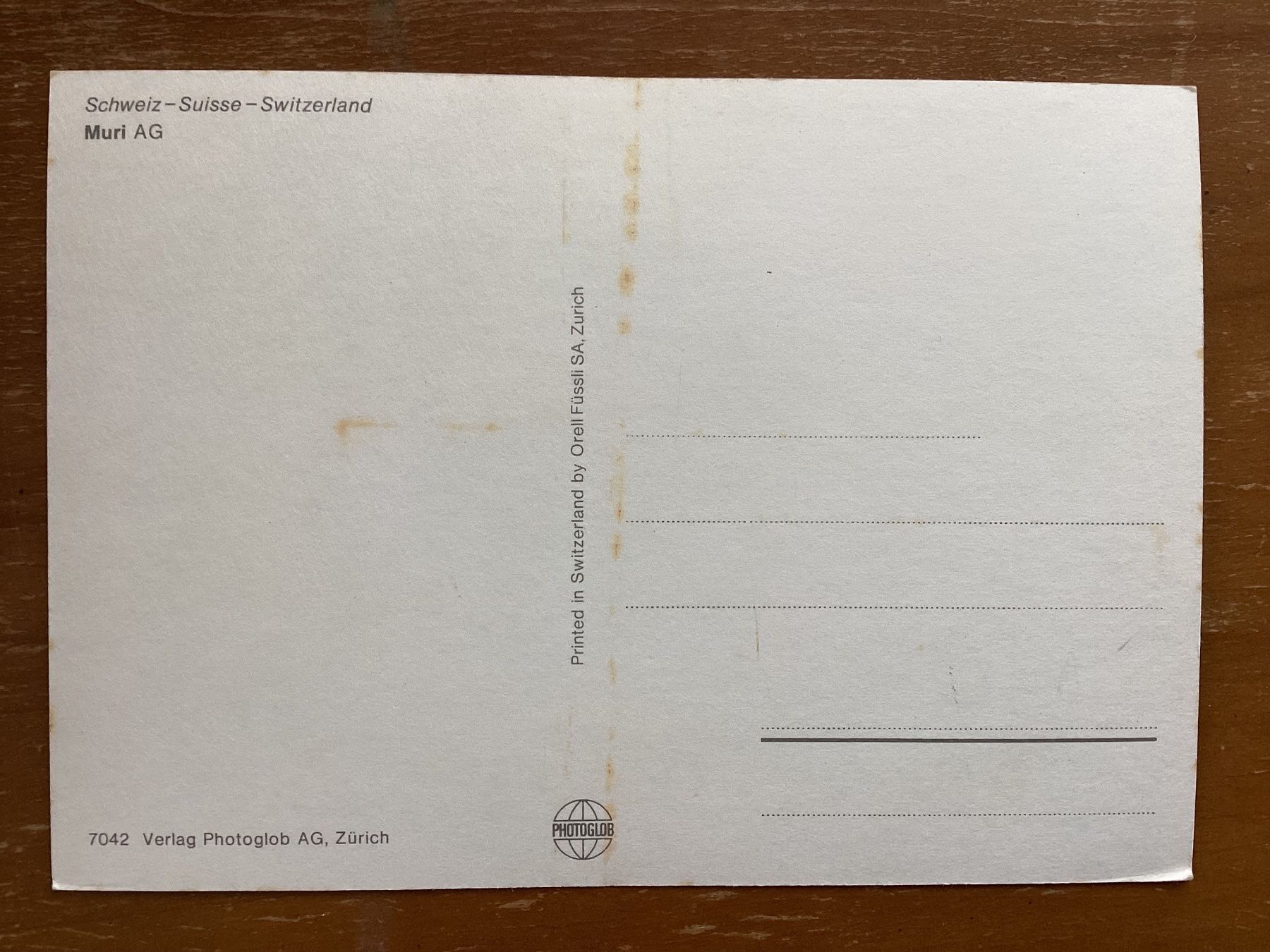 Cartoline postali: AK Muri AG Flugaufnahme – Usato da Zürich venduto da tol_b7c7 1