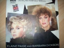Vinyl Single Elaine Paige + Barbara Dickson - I Know Him So