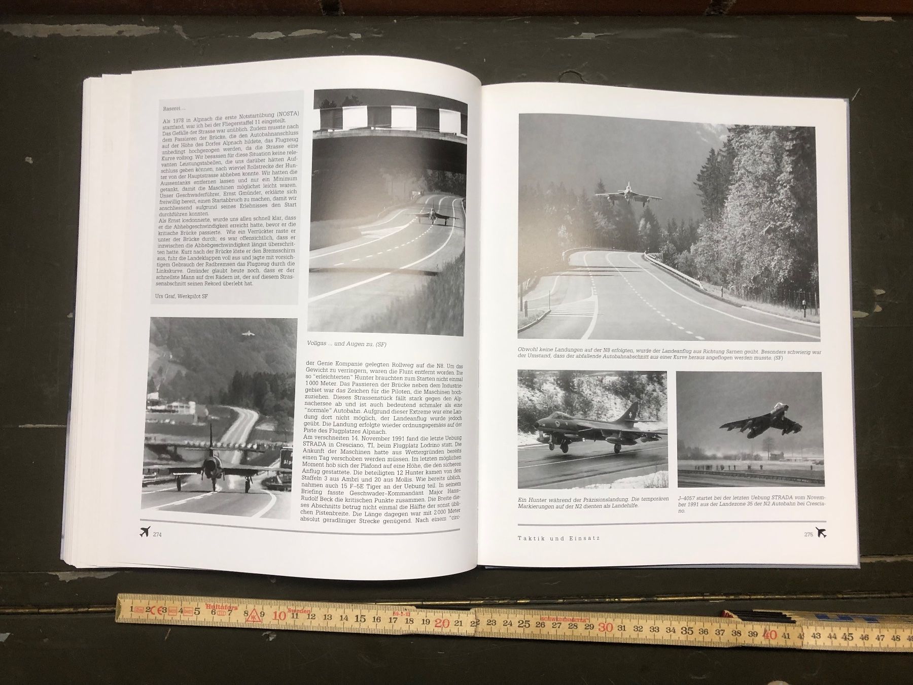 Libri: Schweizer Armee Luftwaffe Buch HUNTER Air Force Kampfjet – Usato da Madiswil venduto da TEMISO 7