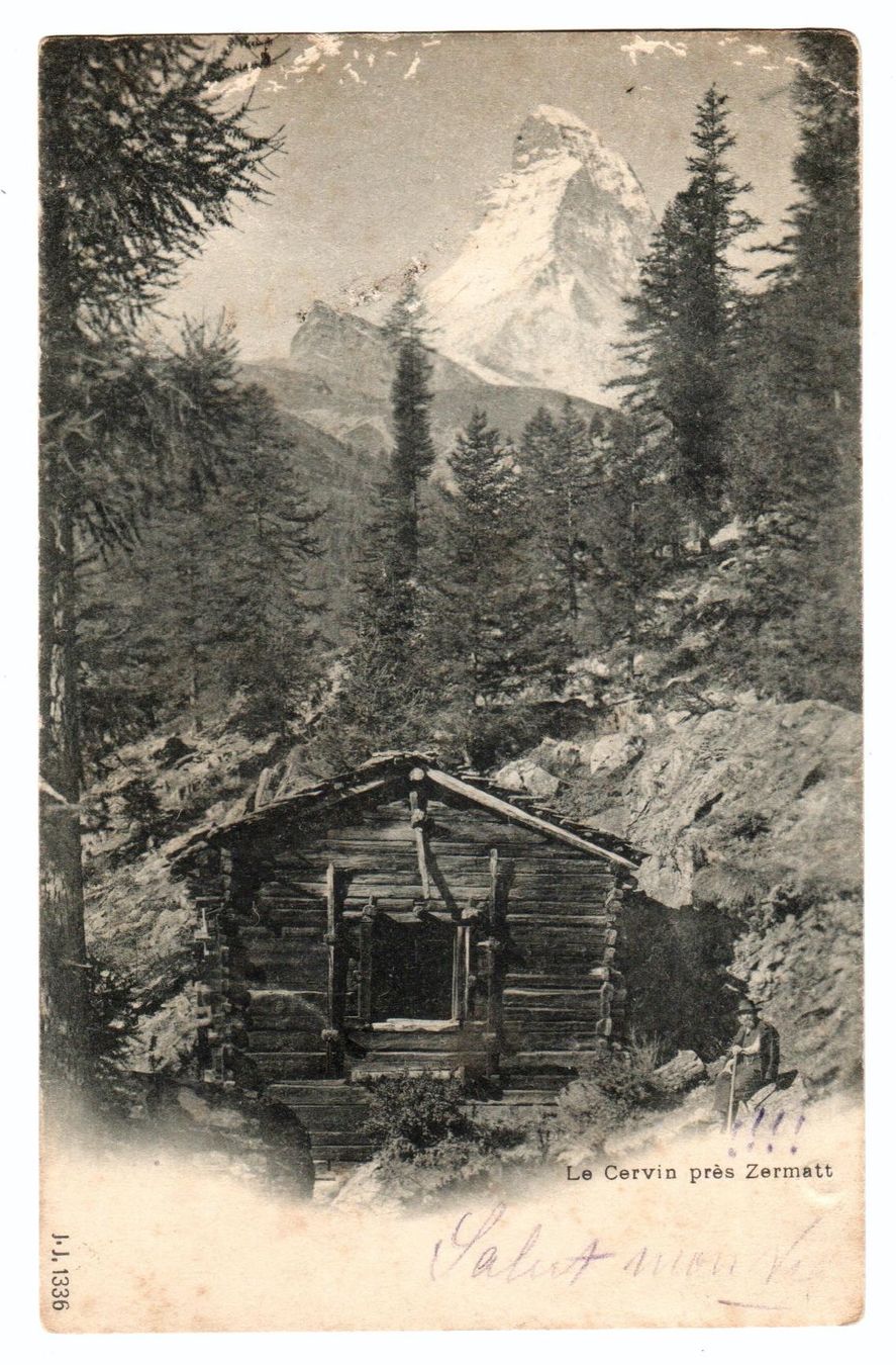 Cartoline postali: 1900 - Chalet Zermatt - UPU – Usato da Chavornay venduto da 4dphila