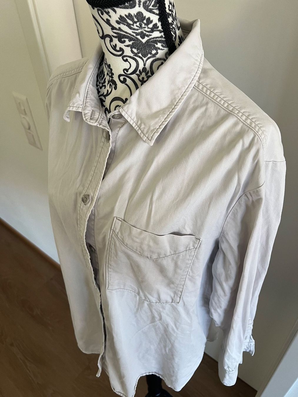 H&M Blusen: 👚Bluse Hemd hellgrau L – H&M – Neu (gemäss Beschreibung) aus Vaduz von NotNeeded 4