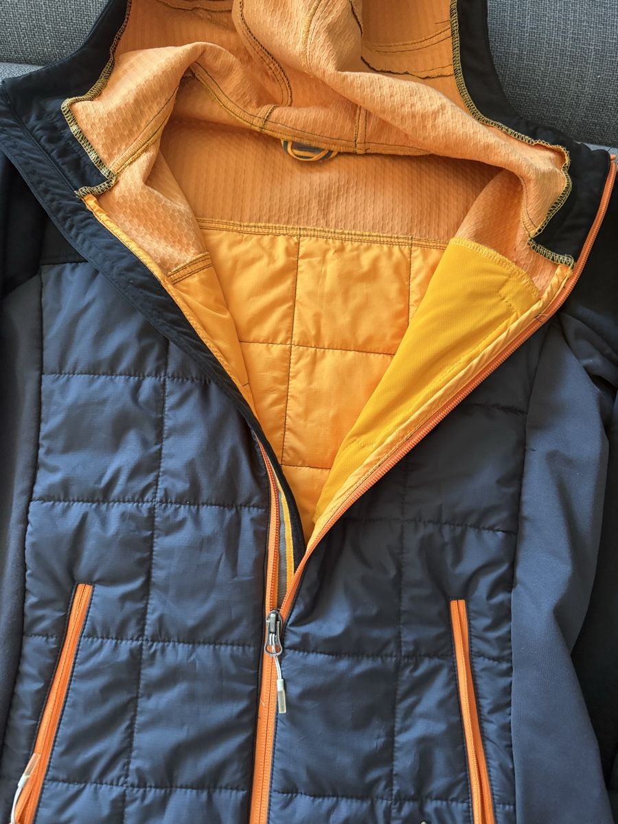 Giacche: Quechua Hybrid Shell Jacket schwarz orange Grösse M – Usato da Dübendorf venduto da zhe_69pd 4