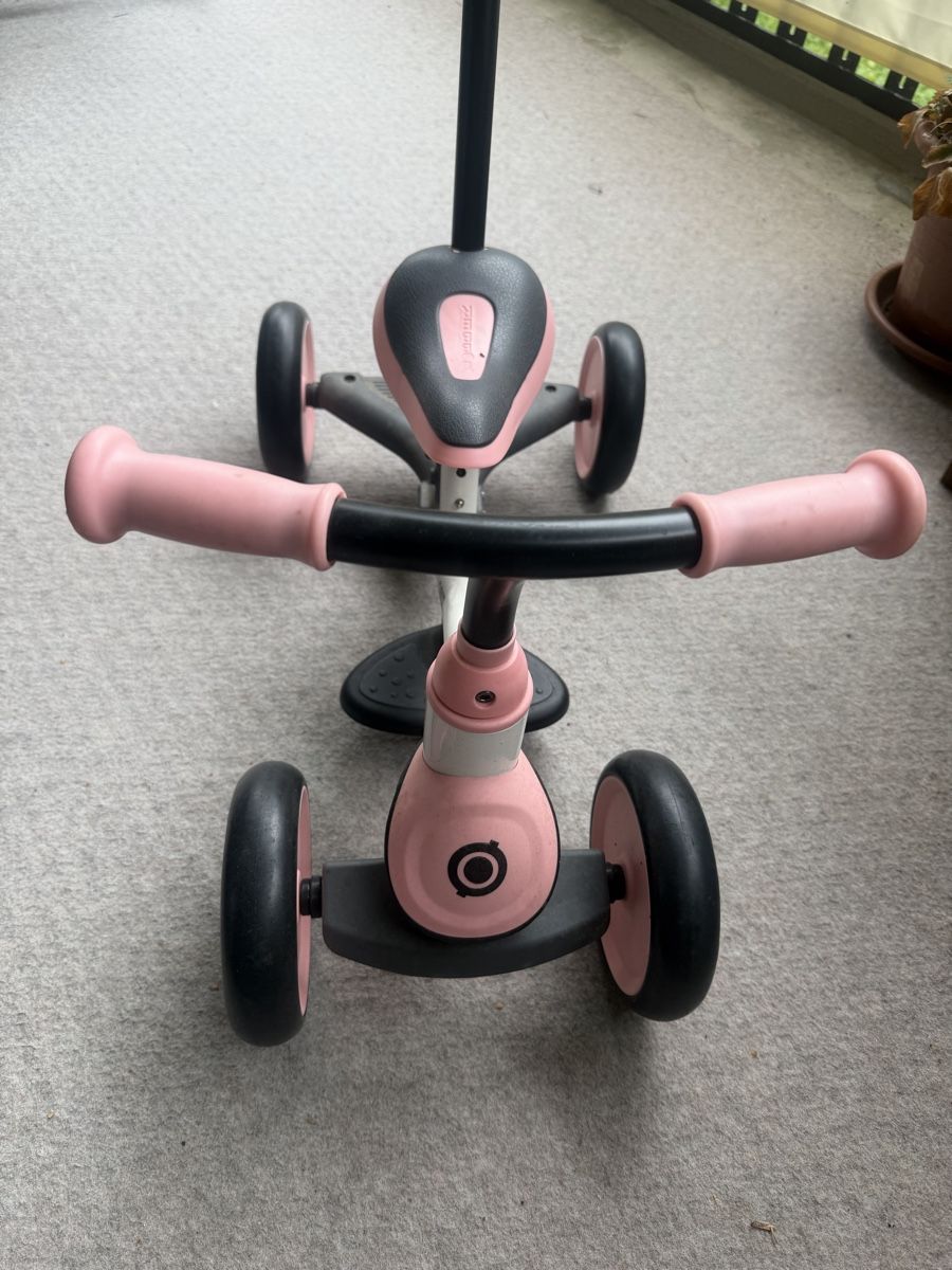Globber Veicoli per bambini: Globber Laufrad mit Schiebestange rosa – Usato da Bassersdorf venduto da ashanti11