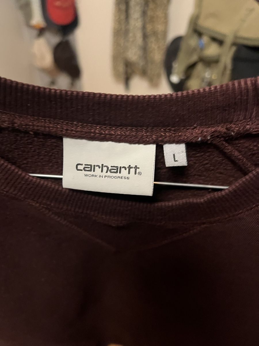 Carhartt Pullover & Sweatshirts: Pull Carhartt bordeaux – Neu (gemäss Beschreibung) aus Villars-Ste-Croix von Maaaat 2