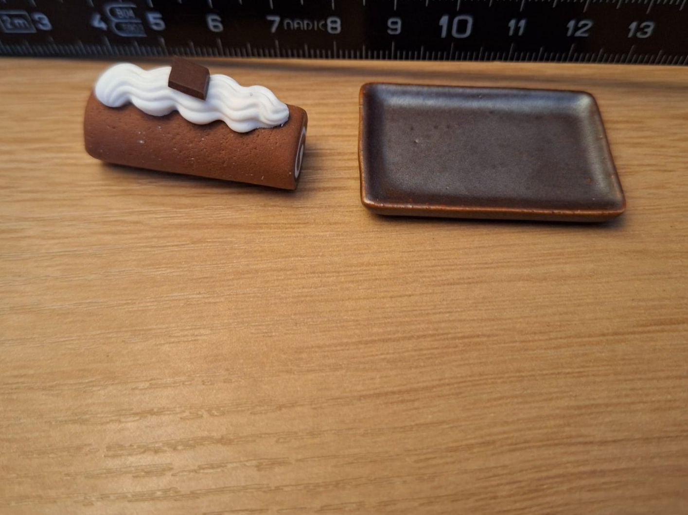 Case e mobili per bambole: Handmade Schoko Roulade – Nuovo (secondo la descrizione) da Zürich venduto da HandmadeTinyFood 1