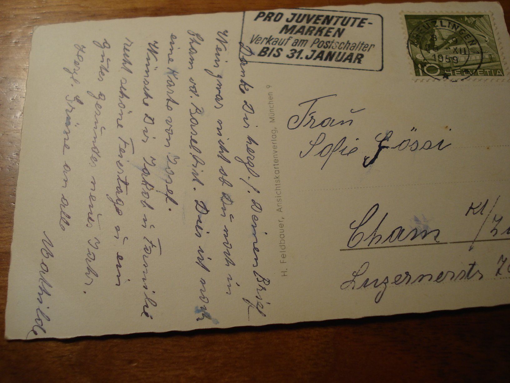 Ansichtskarten: Steinalp an der Sustenstrasse, 1946 – Gebraucht aus Niederwil AG von morostahu 1