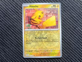 Pokemon Pikachu Reverse Holo Temporal Forces near Mint