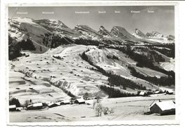 Ober-Toggenburg  7 Churfirsten (SG) Iltios-Skiabfahrten 1961
