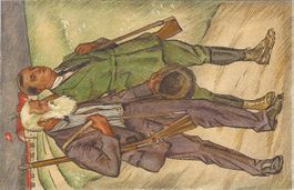 1824 - 1924  FESTKARTE  SCHWEIZERISCHER  SCHÜTZENVEREIN