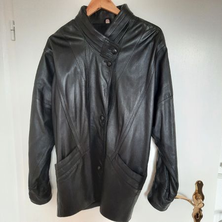 Damen Lederjacke schwarz Grösse 38 in sehr gutem Zustand