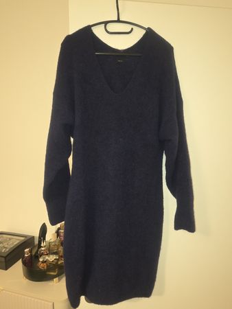 Robe pull Massimo Dutti bleu marine, Taille M parfait!