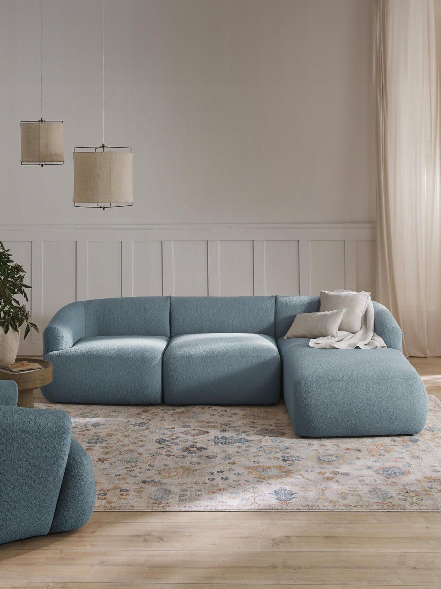 Westwing Divani: Sofia Modulares Bouclé-Ecksofa (3-Sitzer)CHF 4'349-40% – Nuovo (secondo la descrizione) da Otelfingen venduto da Yvonne_Outlet 1
