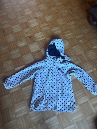 Veste de pluie Orchestra cœur blanc et bleu 8 ans occasion