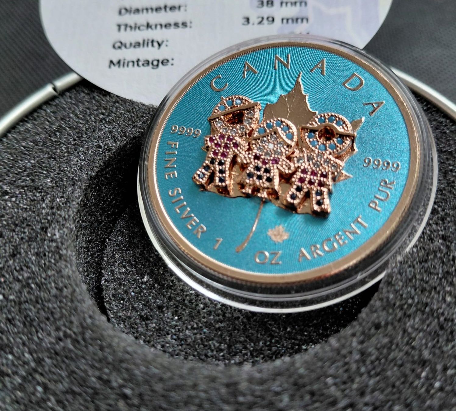 Alle Münzen: 1 OZ Silber Maple Leaf Canada 2019 Auflage: 500 – Neu (gemäss Beschreibung) aus Weinfelden von shopping-island 1