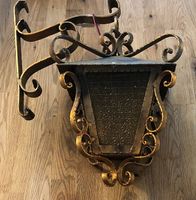 aussen lampe metall und glas neu