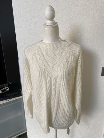 The Moshi weiss gestrickt Damen Pullover  neu mit Etikett
