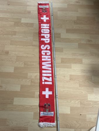 Feldschlösschen Fan-Tuch Rot Weiss guter Zustand(I28)