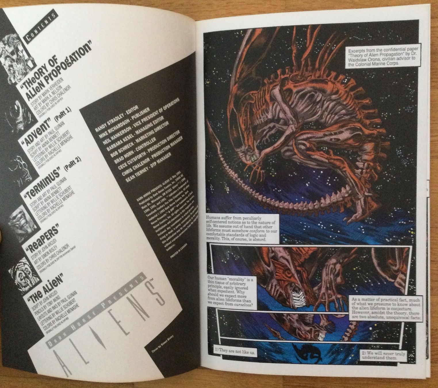 Comics: 4 x Comics - Frankenstein, Dracula, Aliens, Creature from – Gebraucht aus Volketswil von  5