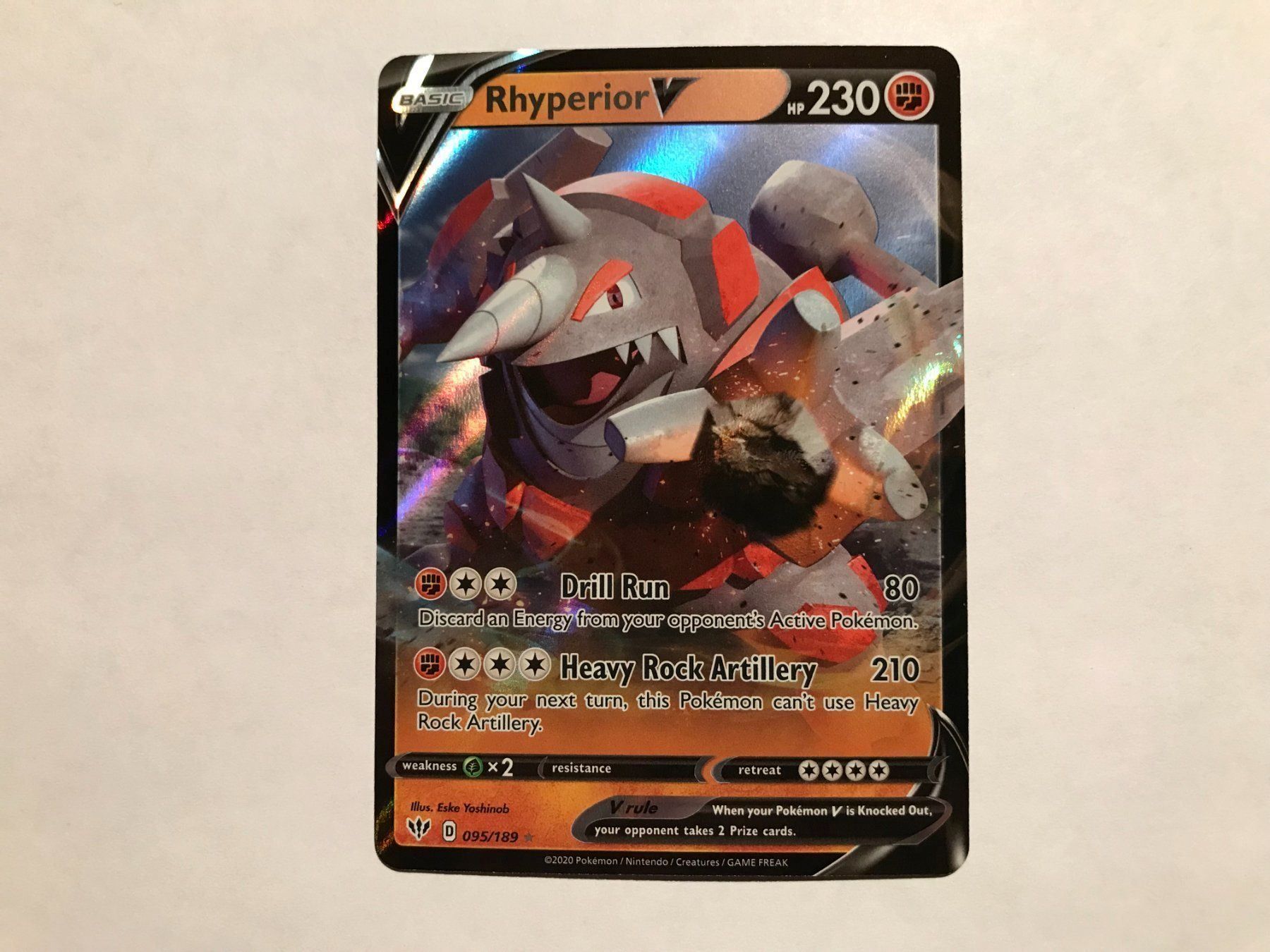 Pokémon Carte collezionabili: Rhyperior V – Nuovo (secondo la descrizione) da Hagendorn venduto da Pokecollectorch 1