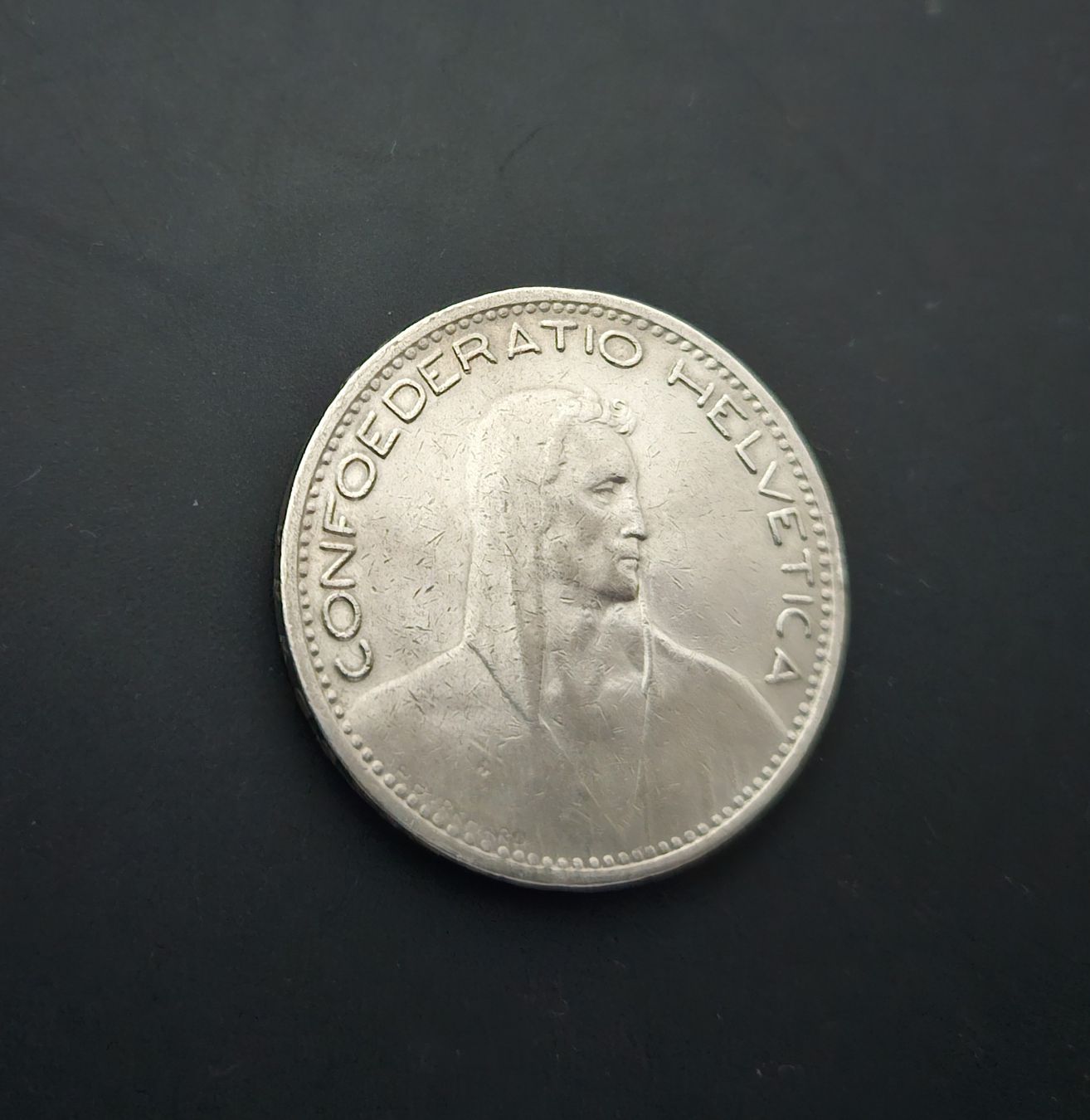 Tutti le monete: Grosser Fünfliber 1923 Silber – Usato da Winterthur venduto da ManuM88 3