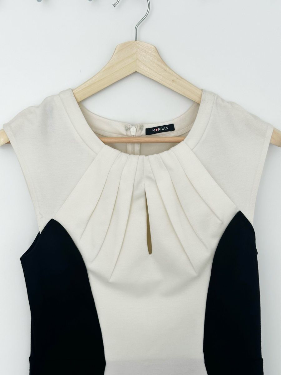 Morgan Vestiti: Morgan Kleid, Schwarz/Weiss, Gr. 40/42 – Usato da Eglisau venduto da Brewster1 1
