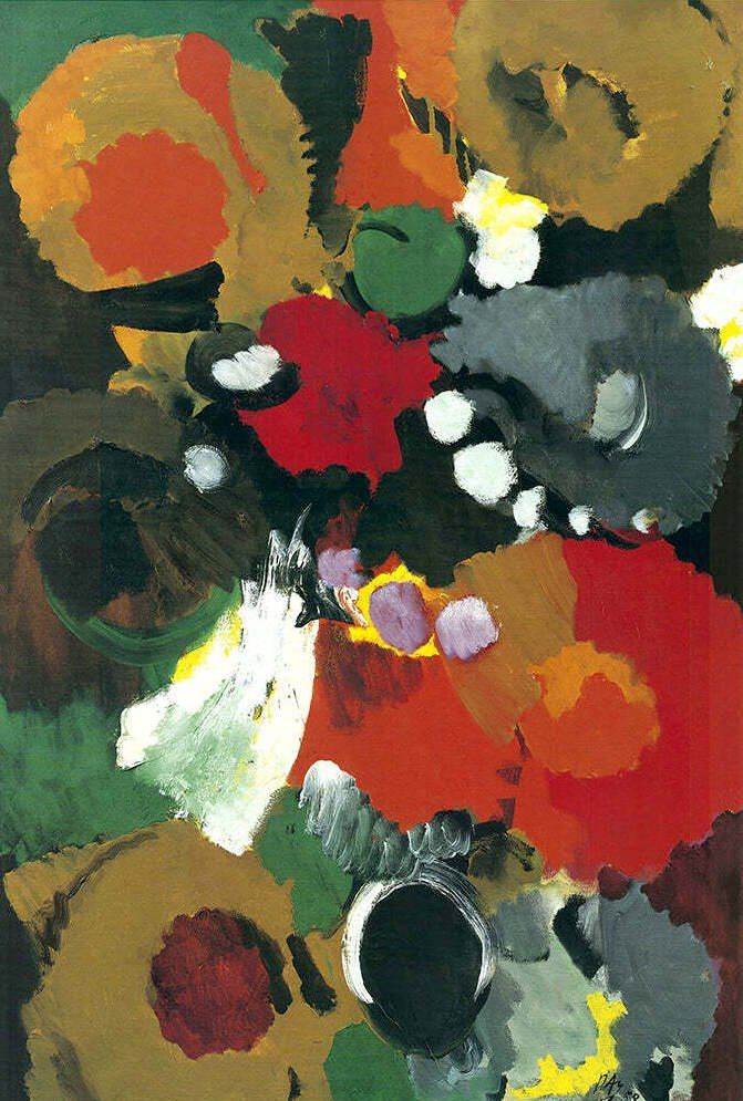 Grafica & Litografie: Ernst Wilhelm Nay   "Parabel"  KUNSTDRUCK – Usato da Nennigkofen venduto da Schamane75 1