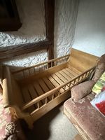 Biedermeier Kinderbett, restauriert 
