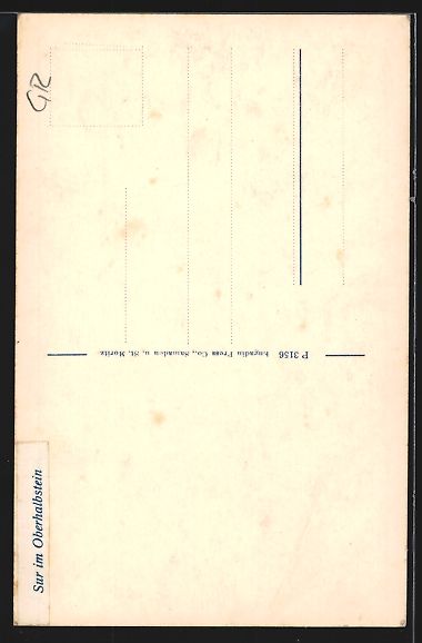 Cartoline postali: AK Sur im Oberhalbstein, Teilansicht – Usato da Berlin venduto da bartko-reher 1