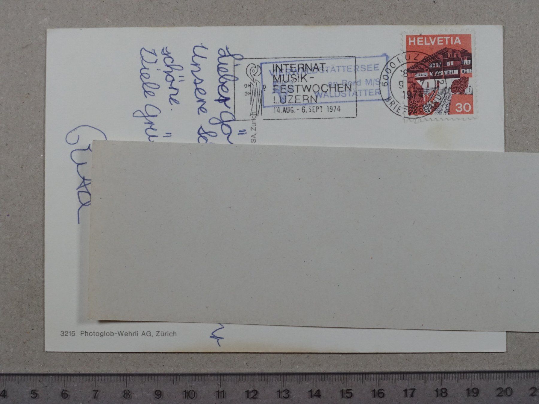 Ansichtskarten: Bürgenstock, 1974 – Gebraucht aus Lenzburg von fh1 1