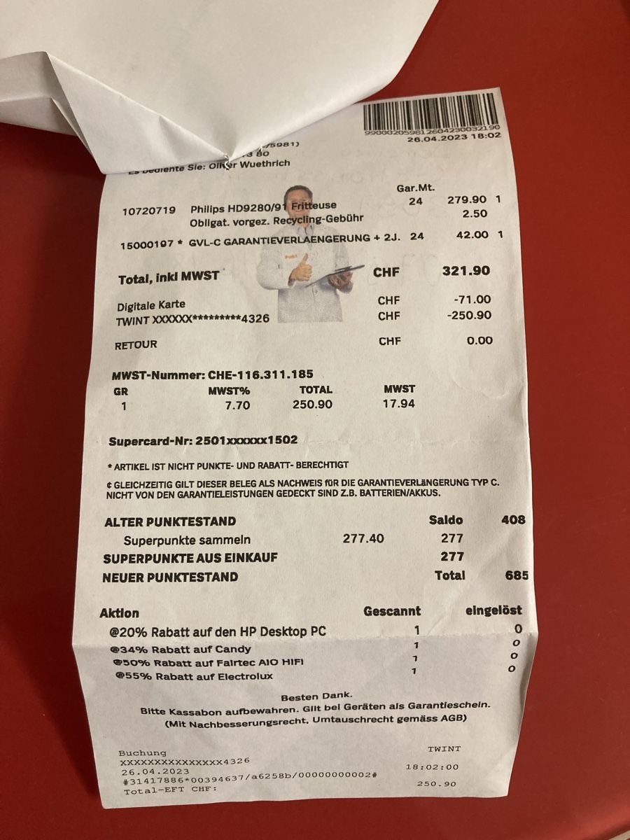 Philips Elettrodomestici da cucina: Philips Airfryer Essential XL WIFI – Nuovo e nell'imballaggio originale da Liebefeld venduto da Lucio09 4