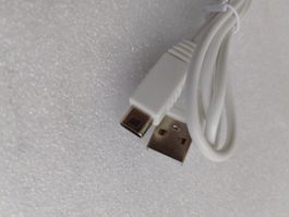1M USB Charging Cable For Wii U Gamepad Charger Power Cord