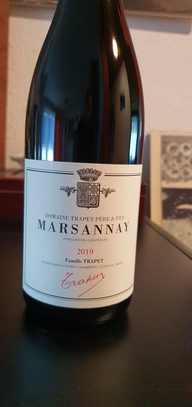 Vino: TRAPET MARSANNAY 2019 – Nuovo e nell'imballaggio originale da Lenzburg venduto da Reto013
