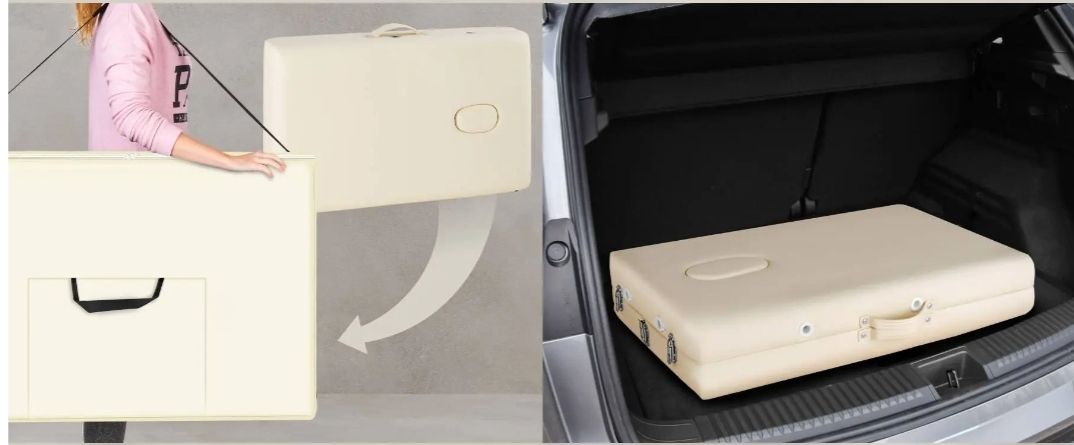 Kosmetik-& Massageliegen: 2 Zonen Massageliege beige – Neu (gemäss Beschreibung) aus Rotkreuz von NextChance 2