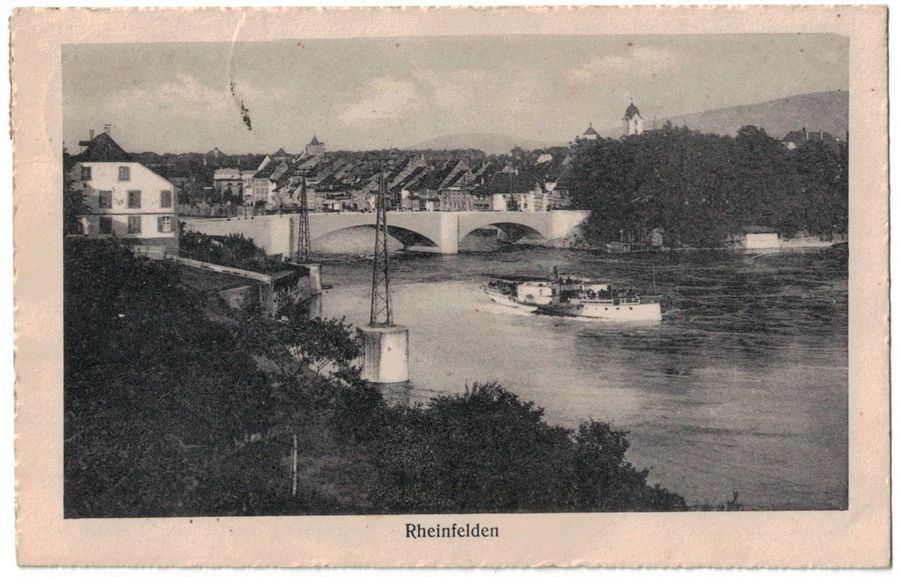 Cartoline postali: Rheinfelden, gelaufen 1925 – Usato da Frauenfeld venduto da POML