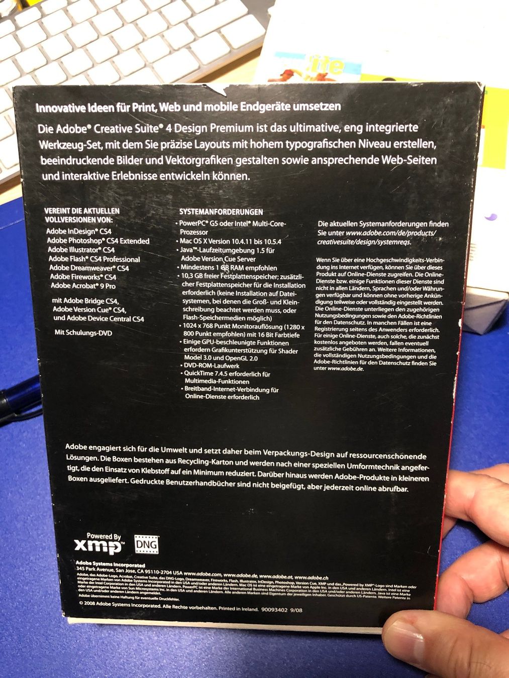 Adobe Software: Adobe Creative Suite Premium CS3 & CS4 – Usato da Glattpark(Opfikon) venduto da Gamebaer 1