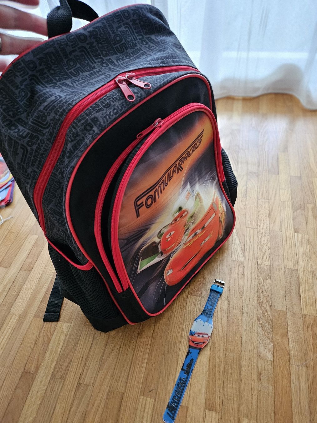 Disney Borse & Zaini: Lightning McQueen Rucksack und Uhr – Usato da Rapperswil SG venduto da dslemer