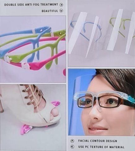Verhütung: Visière Lunettes de protection unisexe; – Neu und originalverpackt aus Lausanne von azu_7b5w