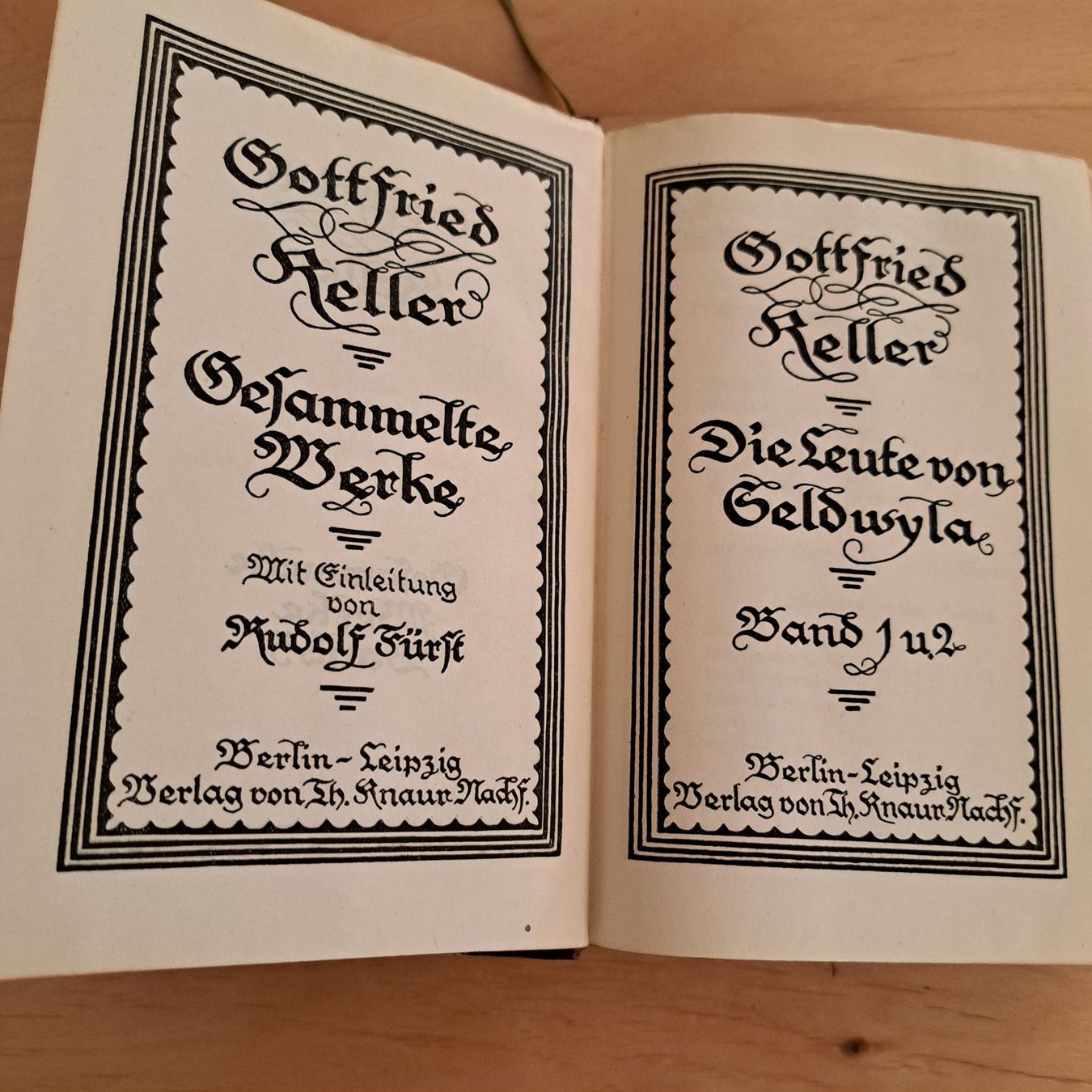 Libri: Gottfried Keller / Gesammelte Werke – Usato da Grüningen venduto da Tappio 2