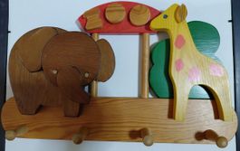 Garderobe aus Holz für Kinder HOVER -F38